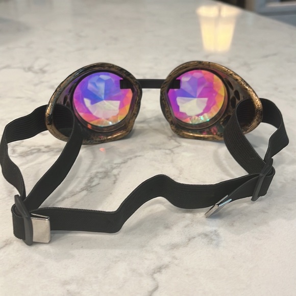 Festival style Kaleidoscope goggles - Picture 3 of 4